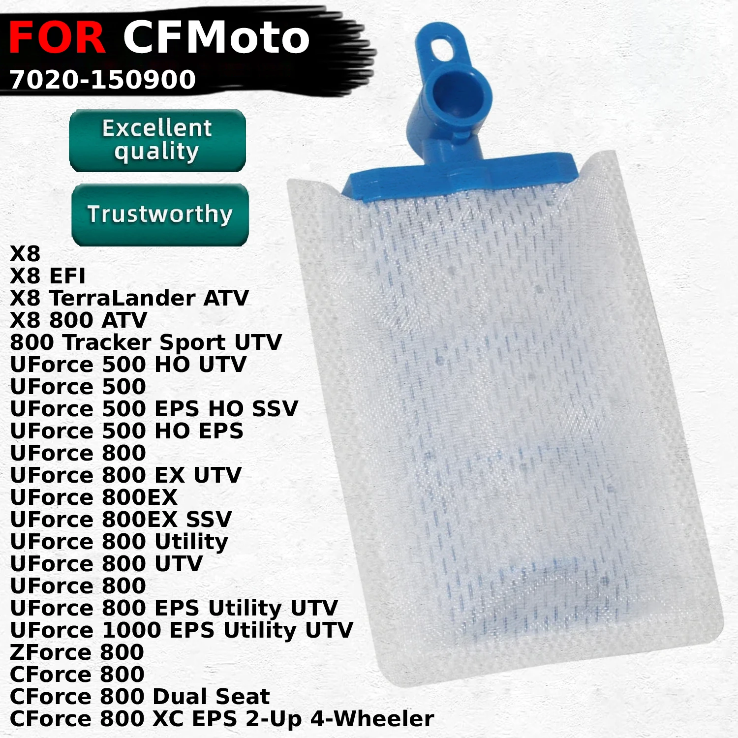 دراجة نارية مضخة الوقود تصفية عنصر تصفية الشاشة ل CFMoto UForce 500 800 1000X8 EFI HO EPS EX UTV OEM: 7020-150900