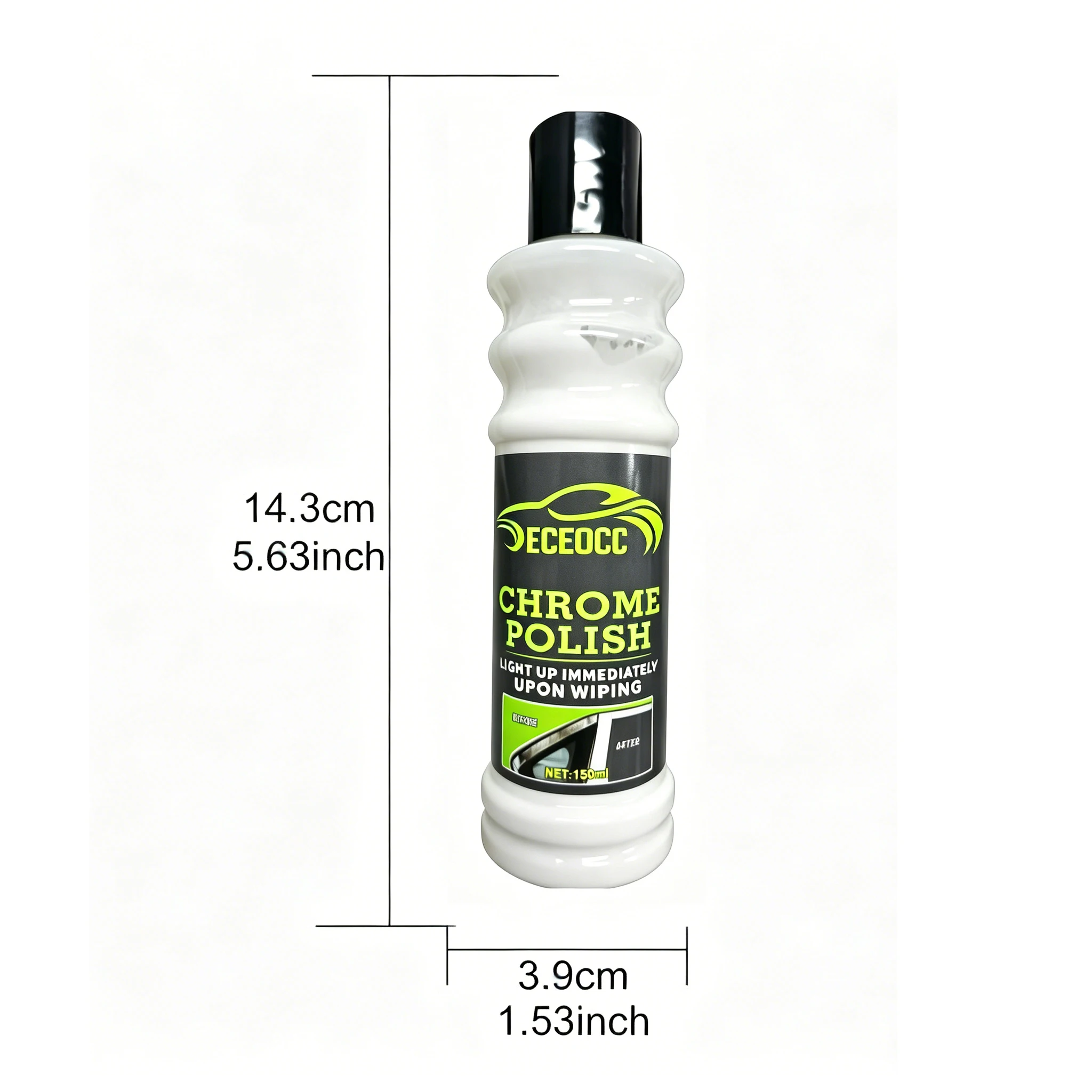 High Gloss Metal Chrome Restorer, Deep Cleaning Polishing Paste for Daily Maintenance