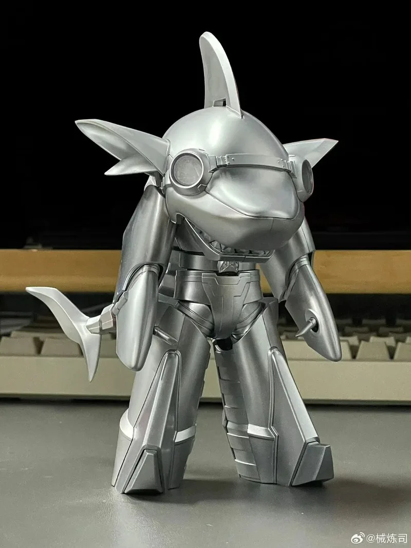 جديد حقيقي 1/12 مقياس Xls B-Robo Kabutack سلسلة 2 القرش Las Vegas Mecha نموذج عمل الشكل جمع الديكور لعبة الهدايا