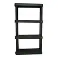 

Plastic Garage Storage Shelves, Black, Adult