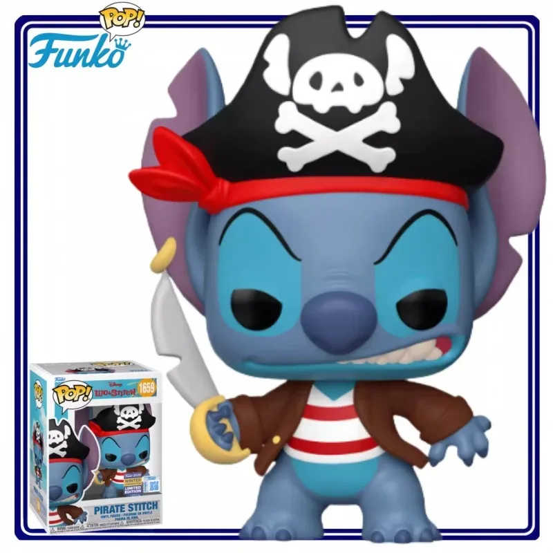 Funko POP Star Baby Stitch Pirate Edition Exposición Edición limitada Juguete de moda y regalo de Navidad Colección periférica