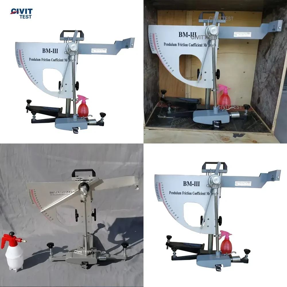 High Quality Aggregate Pendulum Friction Coefficient test Apparatus Pendulum Skid Resistance Tester and Friction Tester