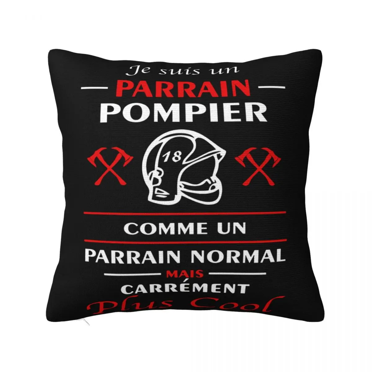 Personnalise Meilleur Parrain Parfait Cool Idee Cadeau Maillot Fete I006 More Size Low Price Humour Pillow Case