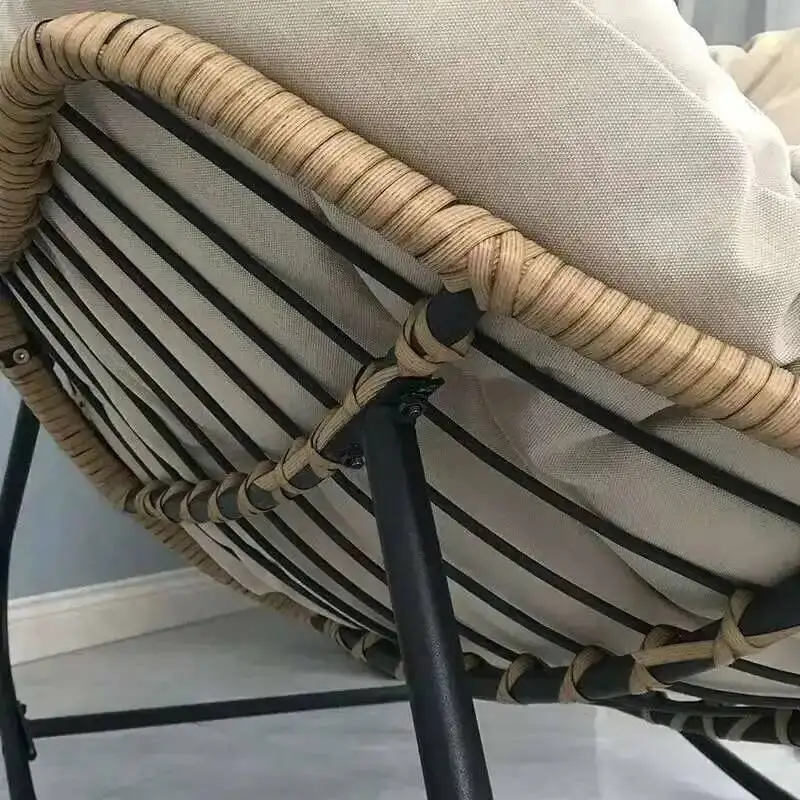 

Sofa Chair New Lazy Rocking Chair Leisure Sofa Home Living Room Adult Balcony Single Double Net Red Recliner Chair