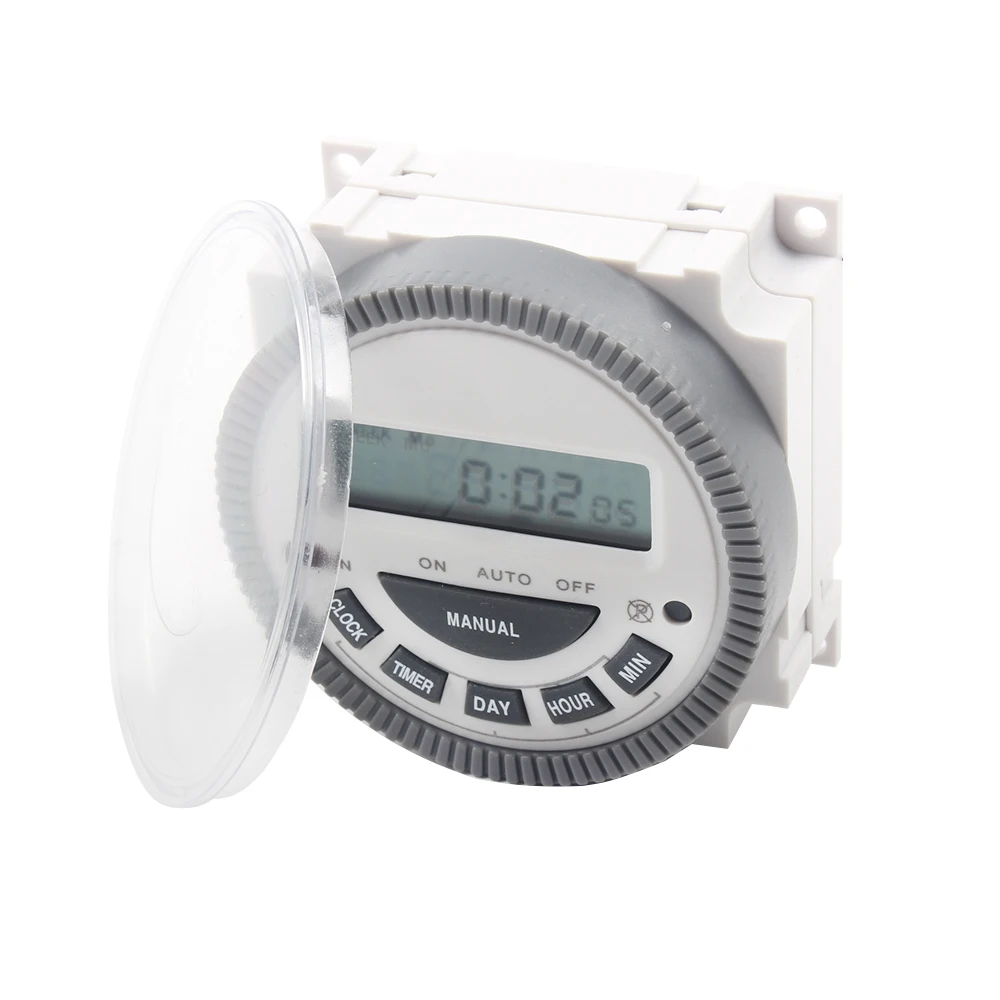 TM619 220V 16A Digital Timer Controller Weekly Programmable Timer Switch Hour Minute Count CN304 1NO 1NO1NC 16ON/OFF Time Relay