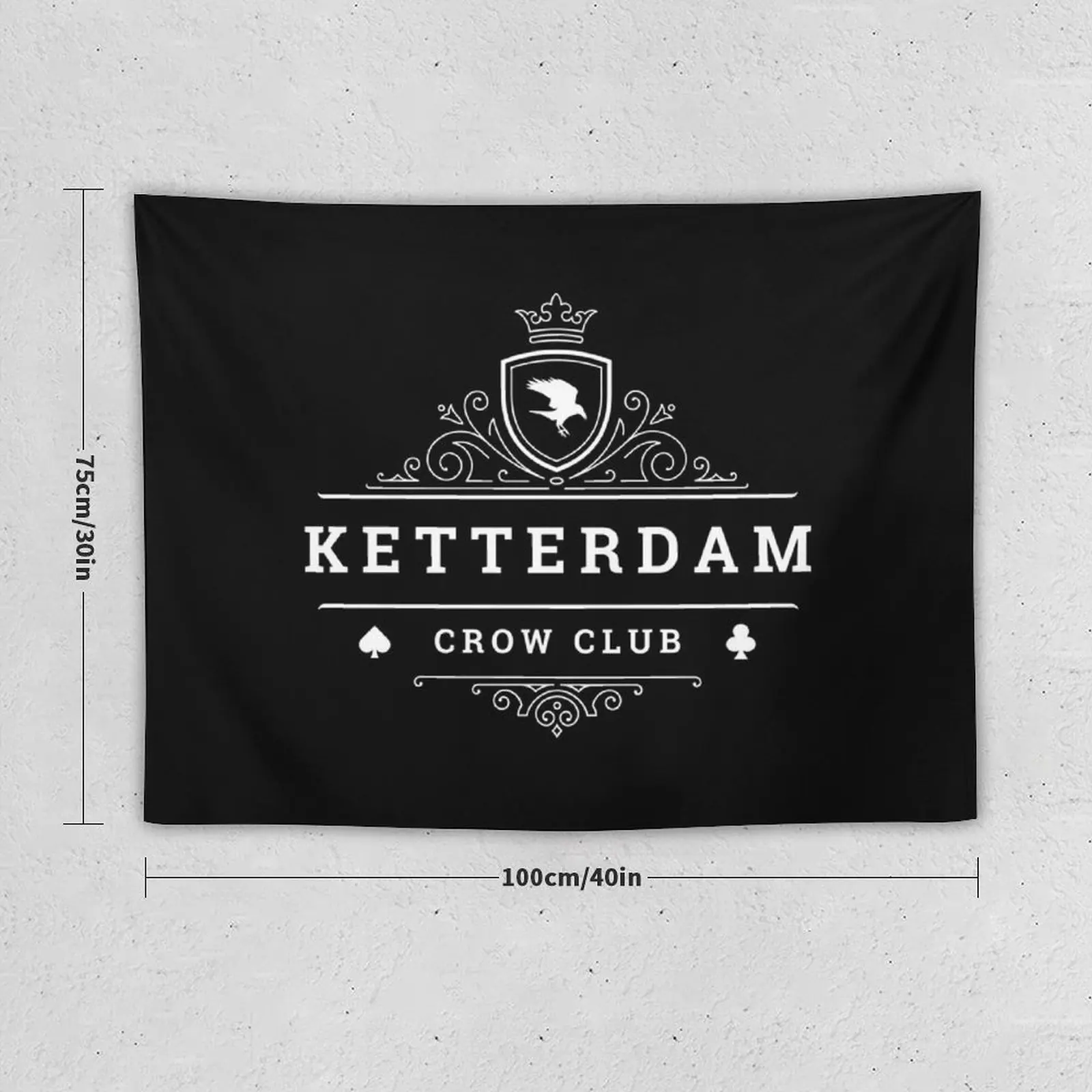 New Ketterdam Crow Club Tapestry Tapestries Home Decoration Room Aesthetic Room Decor Aesthetic