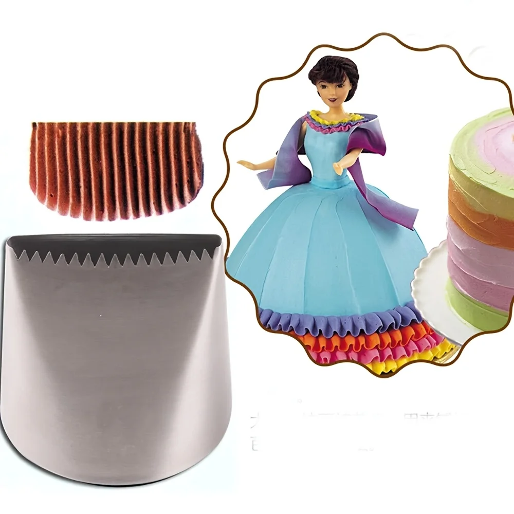 3pcs Piping Tips for Cake Decorating, Stainless Steel Icing Piping Nozzles for Pastry Fondant Decorating Tools Gadgets Baking