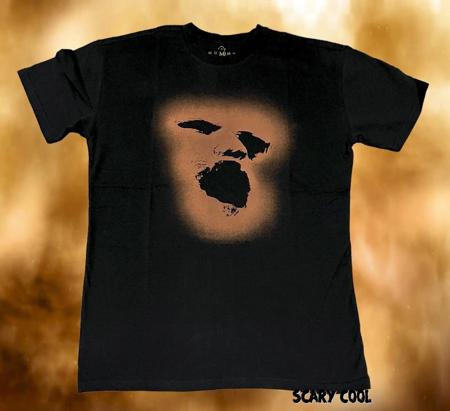 New The Mummy Sandstorm Imhotep Face Retro Vintage Mens T Shirt