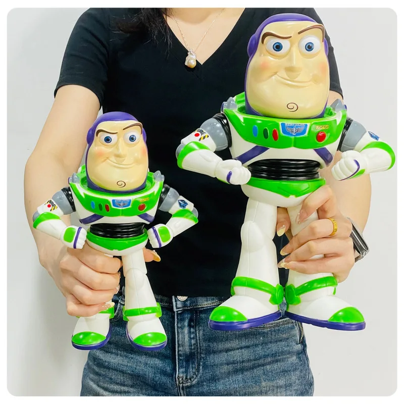 Disney Animated Toy Action Figure Buzz Lightyear PVC Collectible Moving Model Display Piece Toy Story Themed Collectables