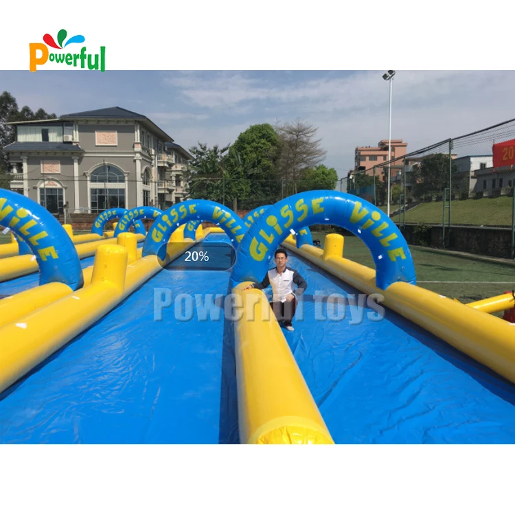 Wholesales Largest Water Slide 1000 Ft The City Slip N Slide Inflatable Water Slide