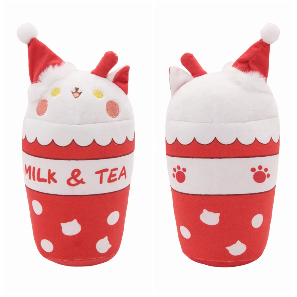 20Cm Melk Thee Calico Kat Pluche Knuffels 10Cm 35Cm Cosplay Beeldje Rekwisieten Xmas Verjaardagscadeaus Mascotte Halloween Feestdecor