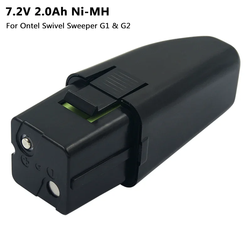 Ni-MH 7.2V 2000mAh Replacemen Rechargeable Battery for Vacuum Cleaner Ontel Swivel Sweeper G1 & G2