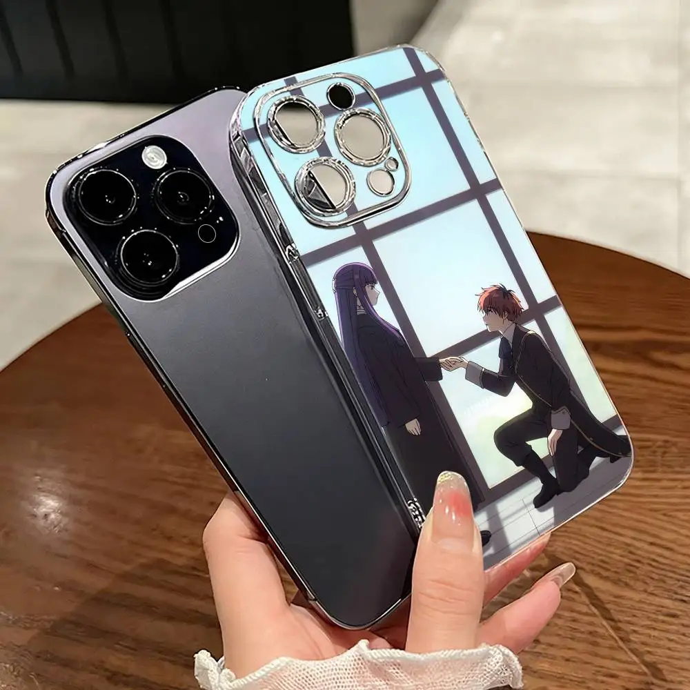 

Amine Beyond Journey's End Stark Phone Case For iPhone 17 16 15 14 13 12 11 Mini Pro Max Plus Transparent Cover