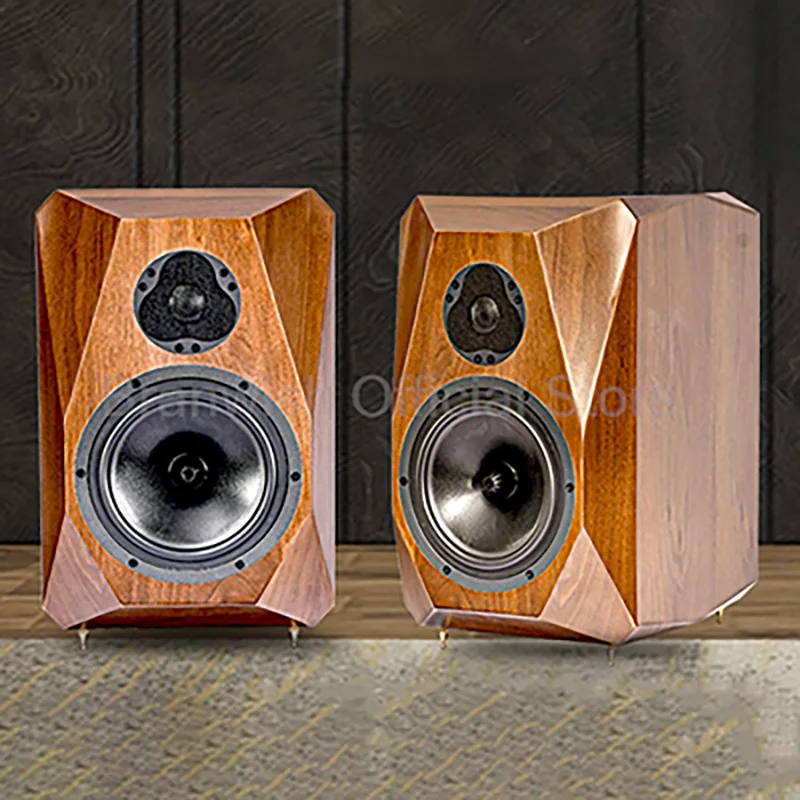 100 W britische 3-Wege-Passiv-Bücherregallautsprecher HiFi 6 Zoll Woofer Soundbox 87 dB Empfindlichkeit Audiosystem für Zuhause Wohnzimmer