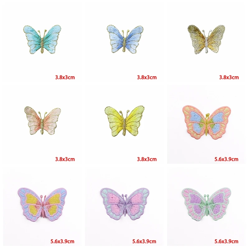 Parche bordado mariposa para coser o planchar – estilo DIY - imagen 5