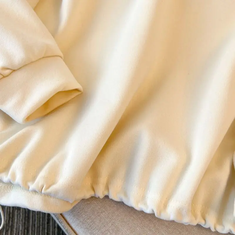 プラスサイズ痩身ロングスリーブパーカーカバーストール秋新作韓国風ゆったりフィット快適通気性レディーススウェット