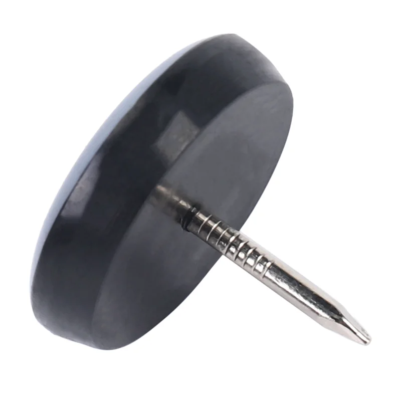 AT29-80 Stuks 25Mm Stoel Zweefvliegtuigen Meubels Sliders PTFE Gemakkelijk Bewegende Pads Ronde Met Nagel Voeten Protector Voor Hardhouten vloer
