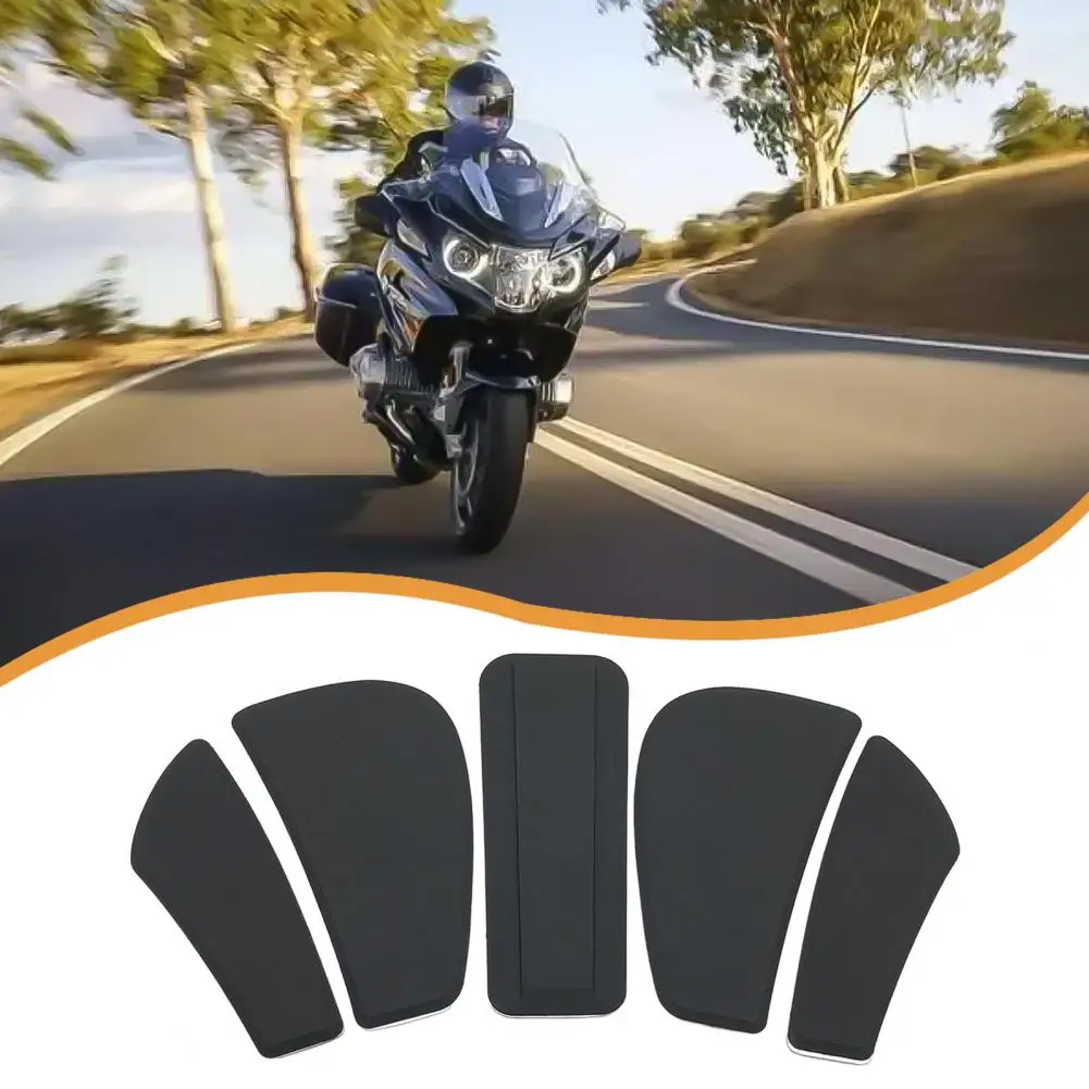 5Pcs Gas Tank Pad Rubber Beschermende Side Sticker Decoratie Knie Grip Motorfiets Decals Voor R 1200 RT-LC (2014-)/R 1250-RT