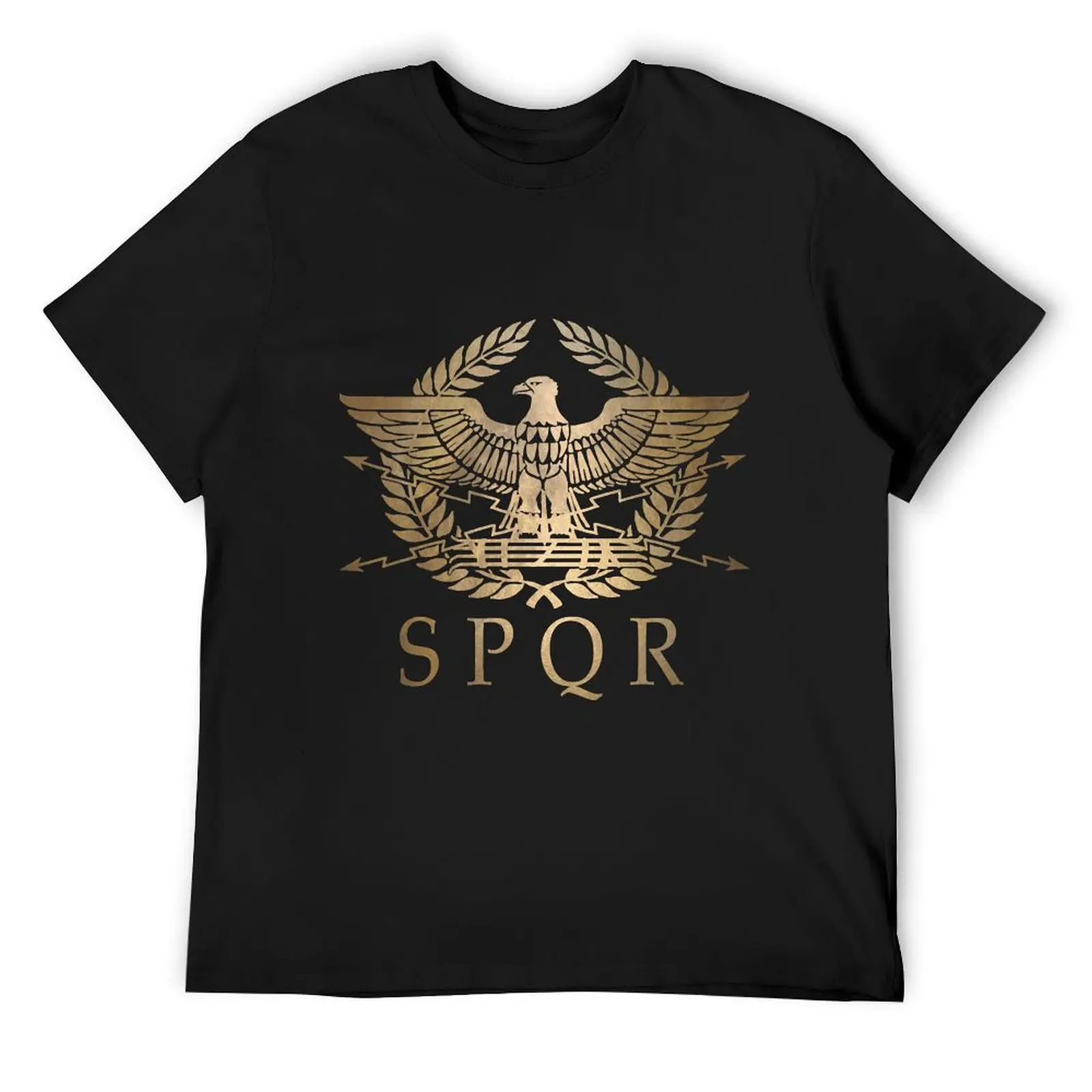 SPQR- Roman Empire Standard Shield T-Shirt animal prinfor boys cotton graphic tees oversized t shirt men