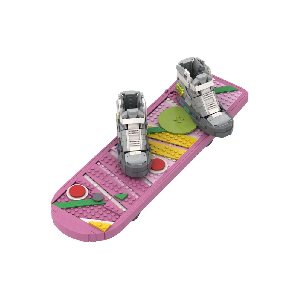 

Gobricks MOC Back to the Futured Skate Shoe Bricks Модель Классические ботинки Mag Ботильоны McFly's Shoes Строительные блоки Игрушки Подарок