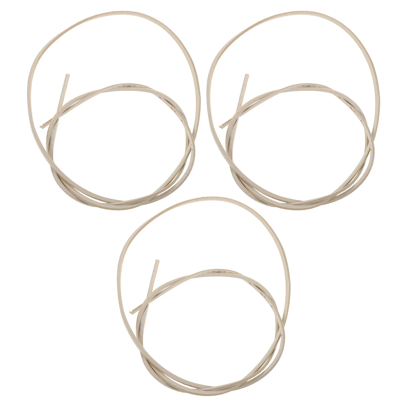 

3pcs Gyro Cord Set Rubber Rotating Band For Wooden Gyro Replacement Adjustable Sturdy Traditional Kids Elderly Accessory