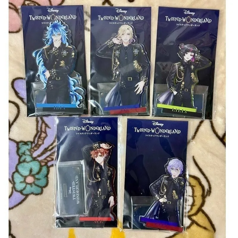 Disney Twisted-Wonderland Acryl-Standfigur Epel Felmier Idia Shroud Anime-Zubehör 5. Jubiläum Desktop 10cm Dekoration
