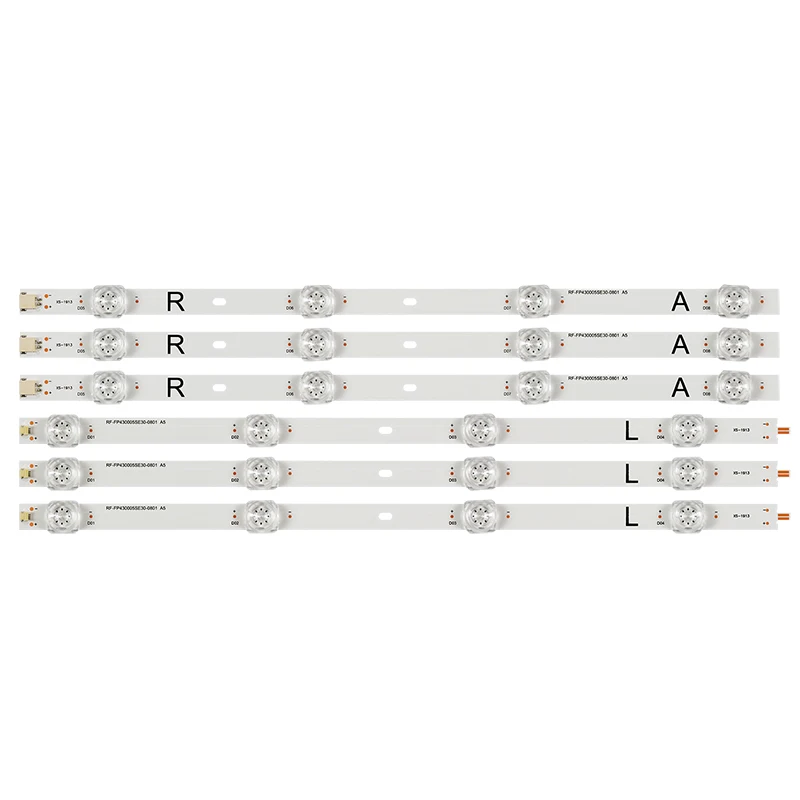 Striscia di retroilluminazione a LED 8LED per XIAOMI MI 4S L43M5-5ARU RF-FP430005SE30-0801 A5 70401-01023 HV430QUBH