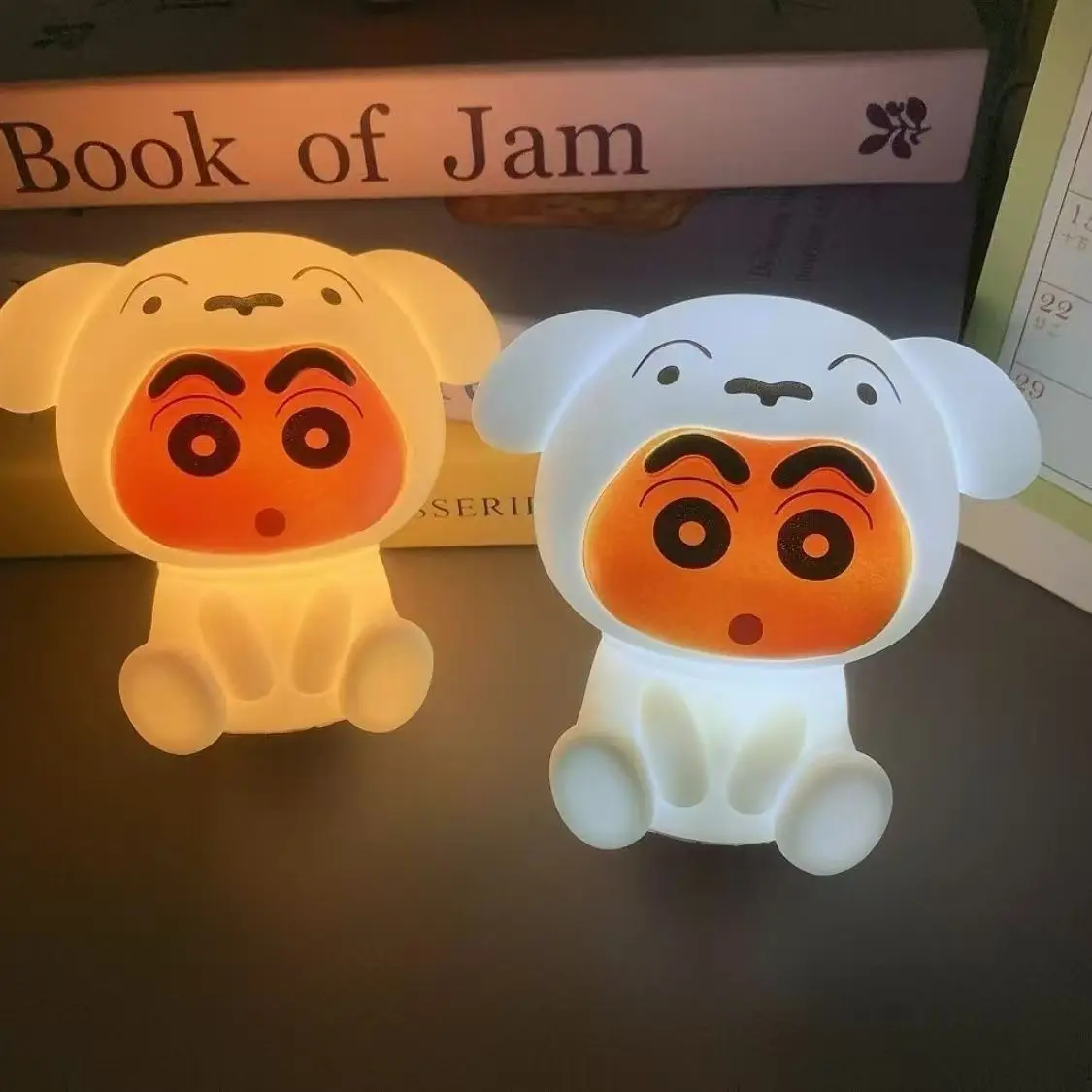 Crayon Shin-Chanss Patting Small Night Lamp Bedroom Charging Night light Soft Light Eye -Protecting Color-changing Night Light view 4