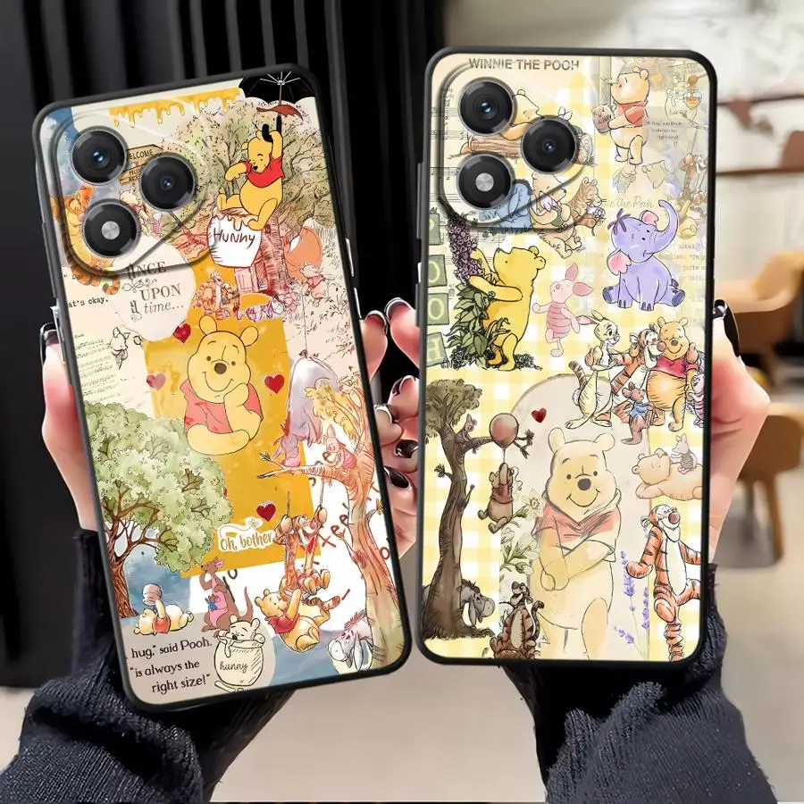 Чехол Disney Winnie The Pooh для Honor X7 70 X9c X8 90 Lite 8X X9 X7a X9a, мягкий чехол для телефона на заднюю панель