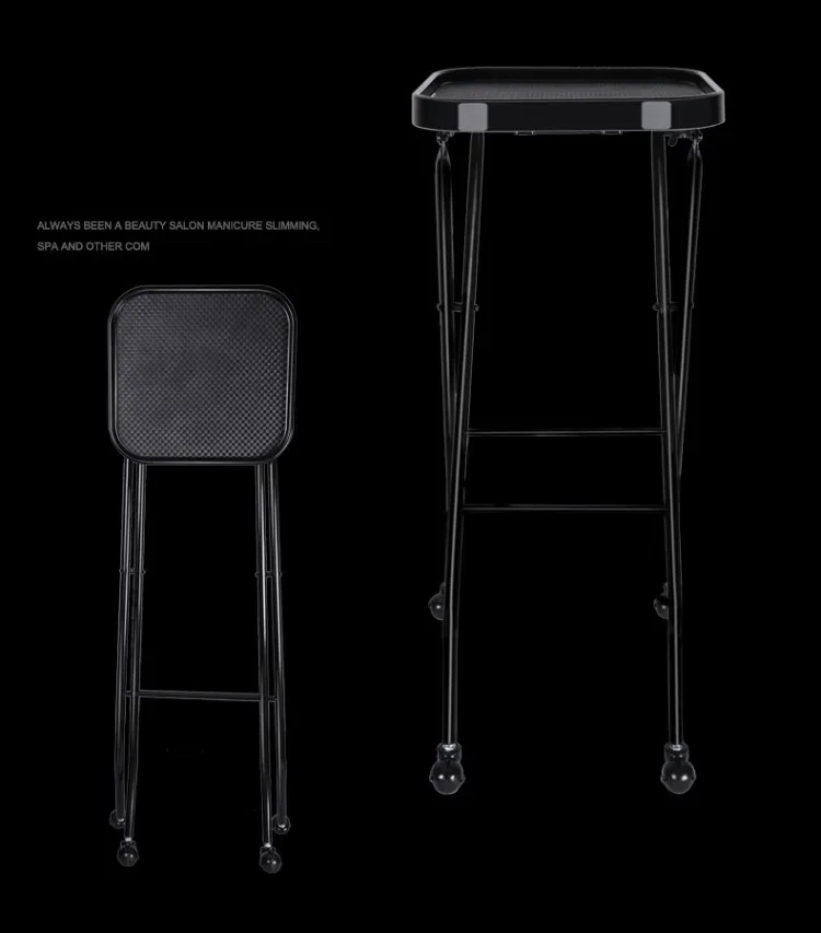 Carrello piccolo Carrello per parrucchiere Carrello di bellezza pieghevole alto Mobili per salone Carrello per attrezzi per parrucchiere Carrello ausiliario con ruote