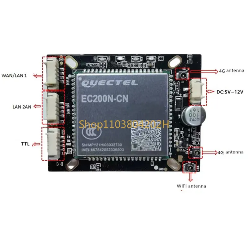 QCA9531 4G WiFi PCBA Router Module support Open-Wrt TTL  WIFI  4G router sim CPE