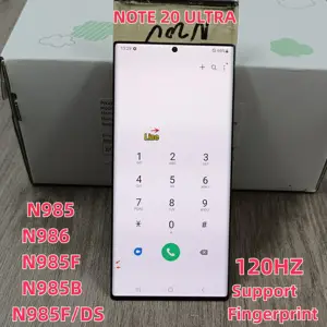 Bilashmart High Quality Super Amoled Display Samsung Galaxy NOTE 20 Ultra N985 N985F N986B Touch Screen Digitizer Repair With Defects
