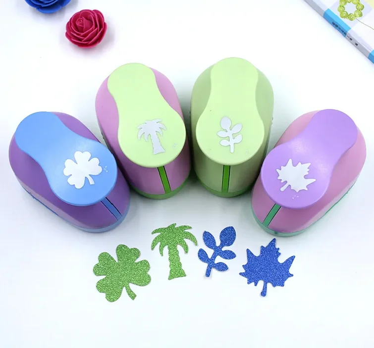 2.4 سنتيمتر الحرف اليدوية و سكرابوكينغ أداة خرامة الورق لمعرض الصور DIY بها بنفسك كرت هدية اللكمات جهاز النقش مابل ليف