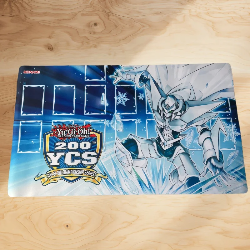 

600x350mm Yu-Gi-Oh! Elemental HERO Absolute Zero Trading Card Playmat Single Player Rubber Board Game Card Mat Mouse Pad Toys