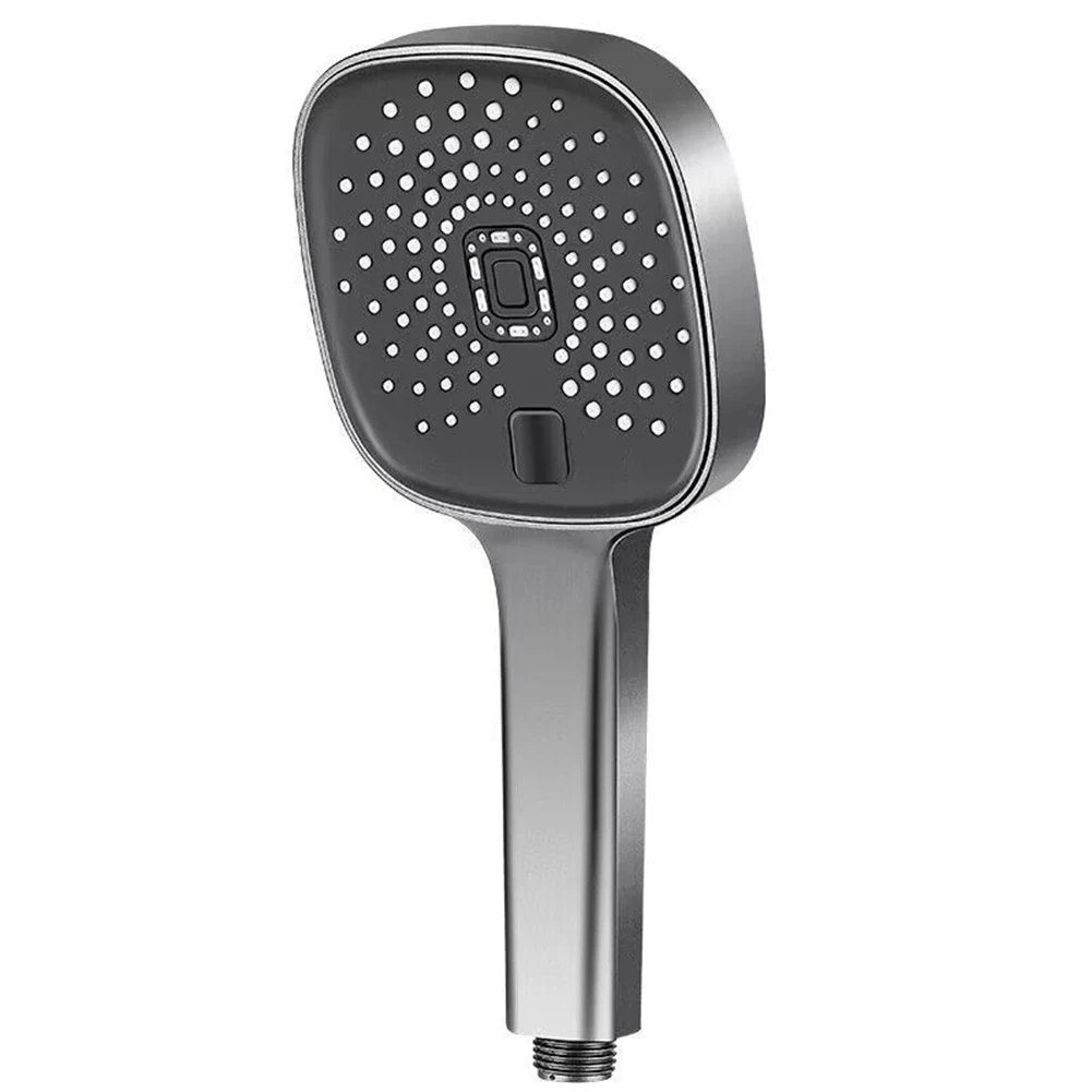 Invigorating Shower Adjustable Shower Head Filter Shower Head Plastic Material Self-cleaning Nozzles Wide Coverage