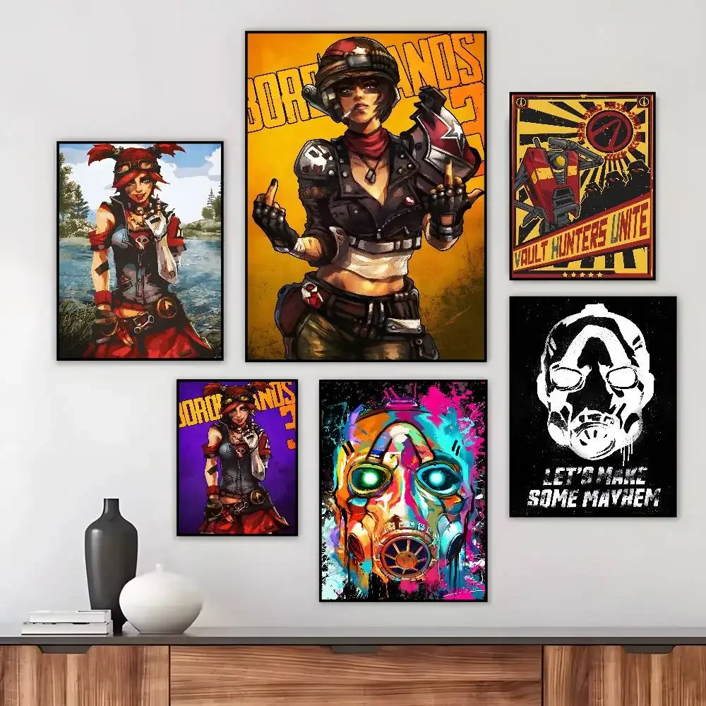 Looter Game Borderlands Poster Art HD Canvas Advanced Aesthetic Printing Paper Wall Art for Living Room Home Decor