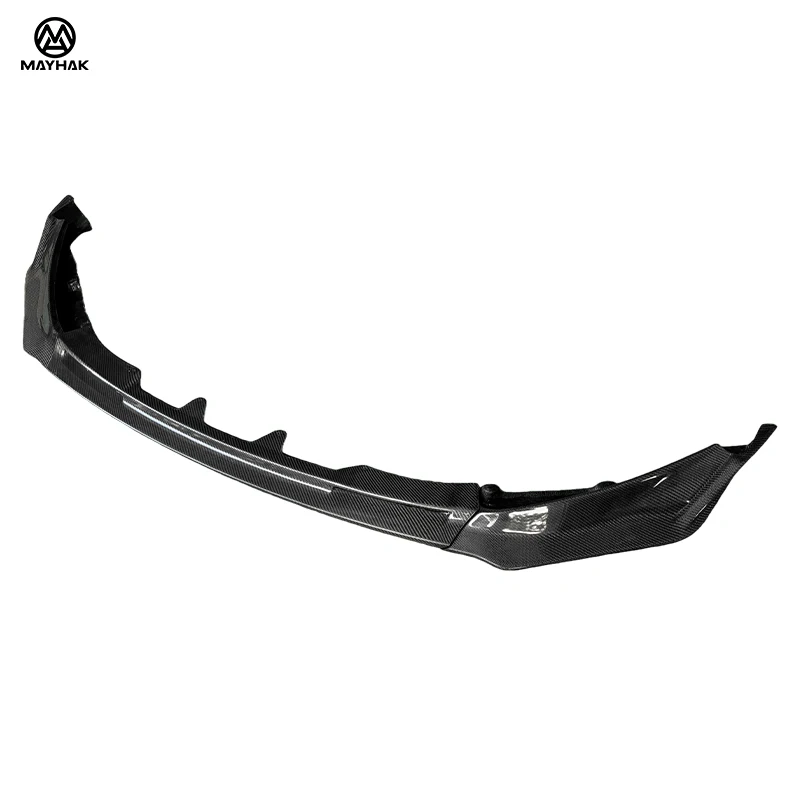 Real Carbon Fiber V Style Front Splitter Front Lips for  G80 M3 G82 M4 Modified Front Bumper Lip Spoiler Conversion Body Kit