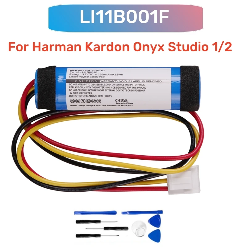 LI11B001F Original Speaker Battery For Harman Kardon Onyx Studio 1 2 Special Edition Bluetooth Audio Replacement Battery 2600mAh