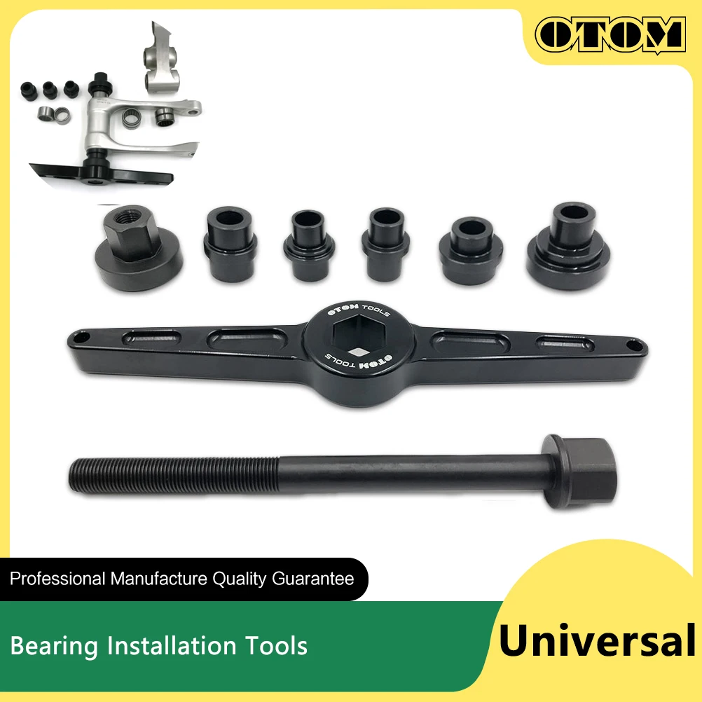 OTOM-Universal motocicleta rolamento instalação ferramenta, triângulo alavanca ligação, Press Fitting Repair Kit para KTM CRF YZ, Swing ARM, ligação