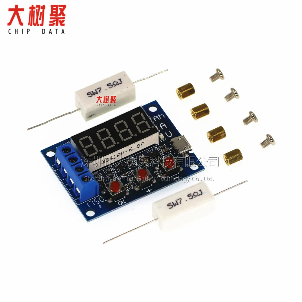 ZB2L3 Battery Capacity Tester External Load Discharge Type 1.2V-12V Battery 18650 Equal Capacity Test