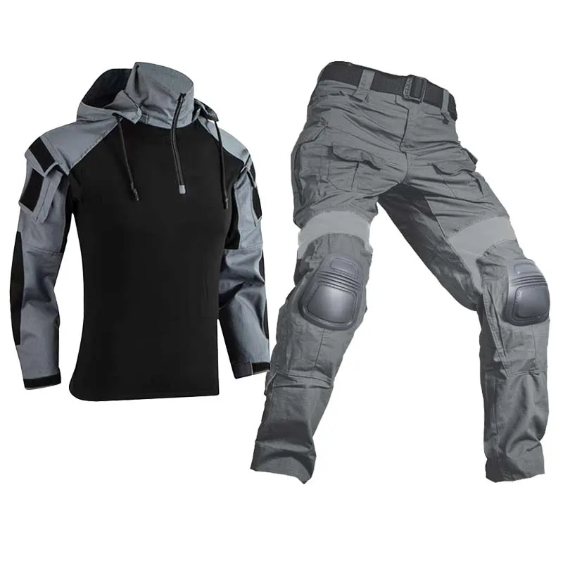 Tactical Pants Military Suits Combat Shirts Pants Airsoft Paintball Work Clothing US Army Camo Scouting Police Uniform Shoot Kit