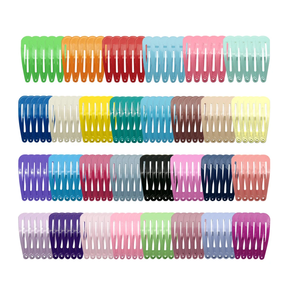 

100pcs Water Drop Hair Clips Girls Hairpin Random Colors Suitable Any Occasions Party Wedding Daily Life Kids Outfits Gift