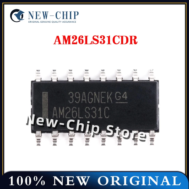 

10PCS-500PCS/LOT AM26LS31CDR Four difference wire transmitter chip SOP-16 New original AM26LS31C