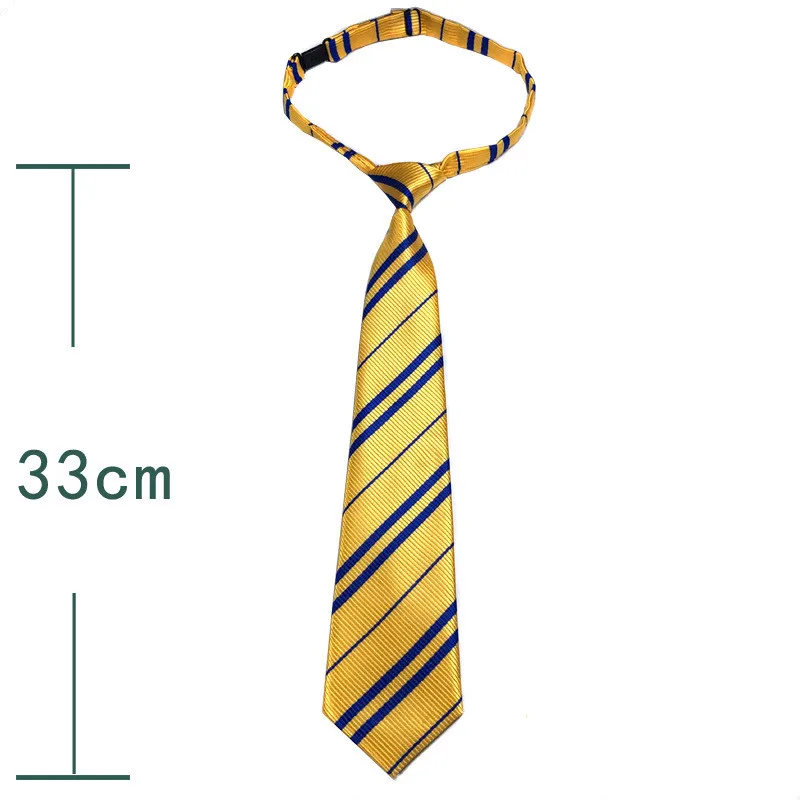 Children 33cm Necktie Magic College Student Badge Costume Accessories Cosplay Twill Tassels Tie Casual Party Halloween Gift