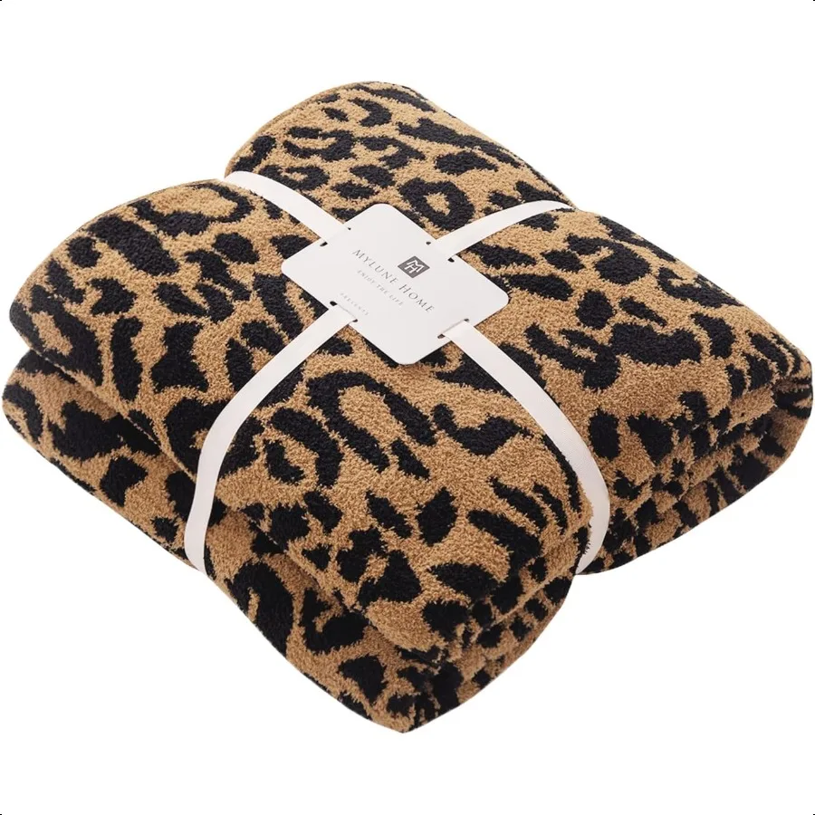 

Ultra Soft Leopard Throw Blanket 50x60 inches Microfiber Blankets Plush Warm Reversible Cheetah Blanket Leopard Pattern Throw f