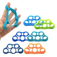 1/8pcs Silicone Finger Grip, Resistance Band, Wrist Stretcher, Elastic Five Finger Expander, Strength Training Device, Exercise