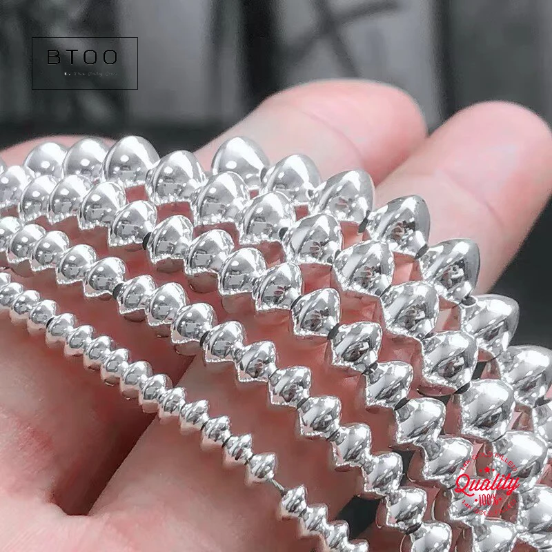 

925 Sterling Silver Saucer Beads for Jewelry Making Spacer Beads Circular Jewelry Accessories Beads