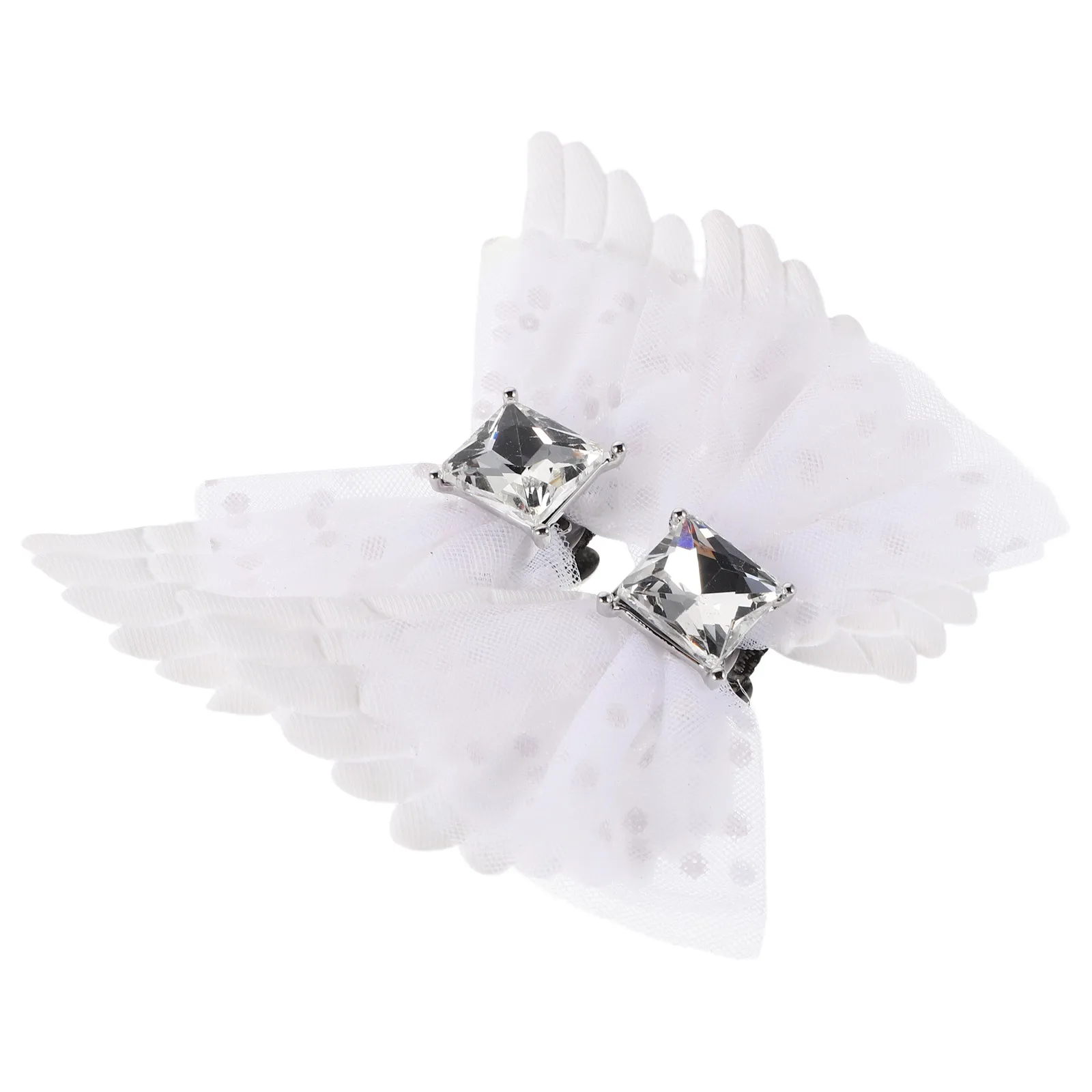 

Black Bow Heels High Shoe Buckle Shaped Accessories White Decorative Clips for Shoes