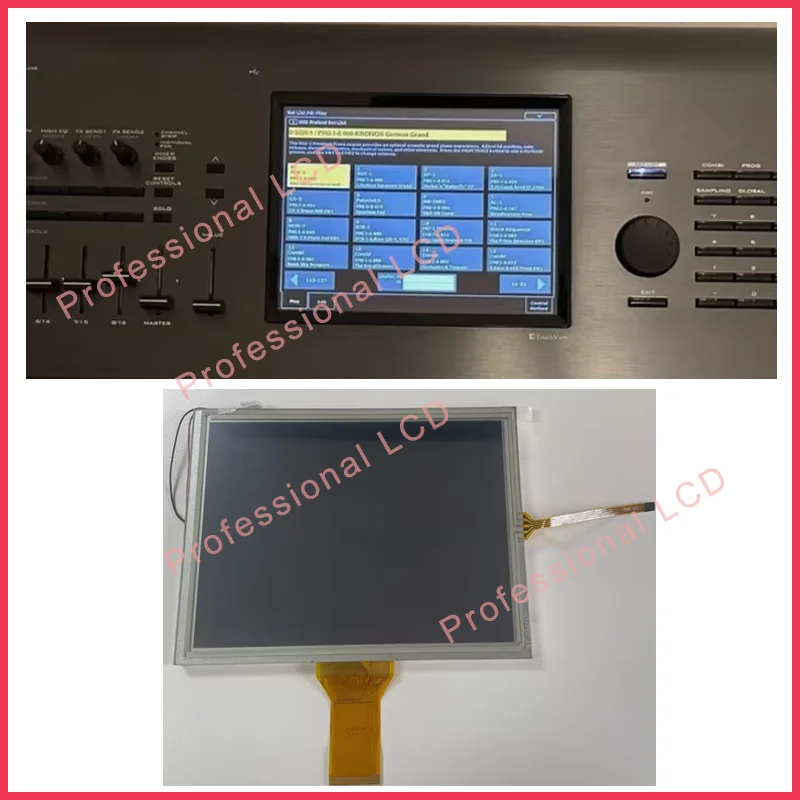 

Original New LCD Korg Kronos For Korg Kronos 2 UMSH-8240MD-T LCD Display With Touch Panel Screen Glass Digitizer
