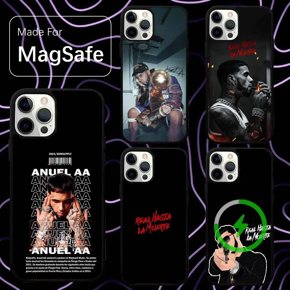

A-Anuel AA Little Demon Phone Case For iPhone 17,16,15,14,13,12,11,Pro,Max,Plus,Mini,SE,Air Magsafe Magnetic Wireless Charging